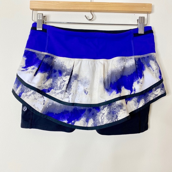 lululemon athletica Pants - Lululemon Speed Squad Skirt Shorts Skort Milky Way